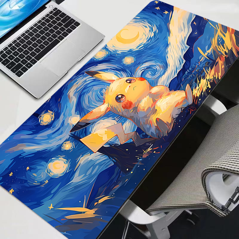 Tablet Cute Accessories - Mouse Pad Large P-Pikachu Rubber PC