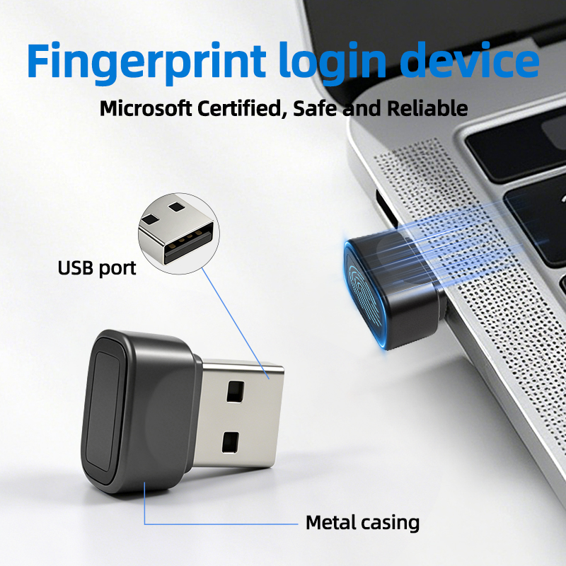 Windows Tablet Accessories - Biometric Fingerprint Reader USB Scanner For