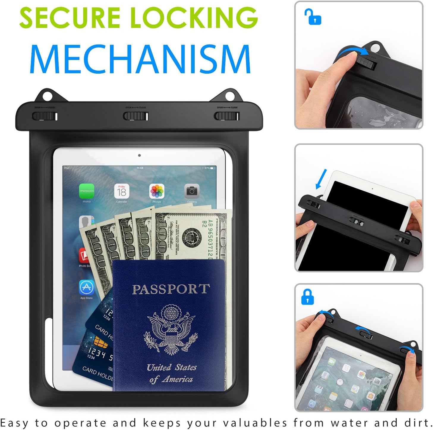 MoKo Waterproof Tablet Case Ta - Getac Tablet Accessories incelemesi ve fiyatı