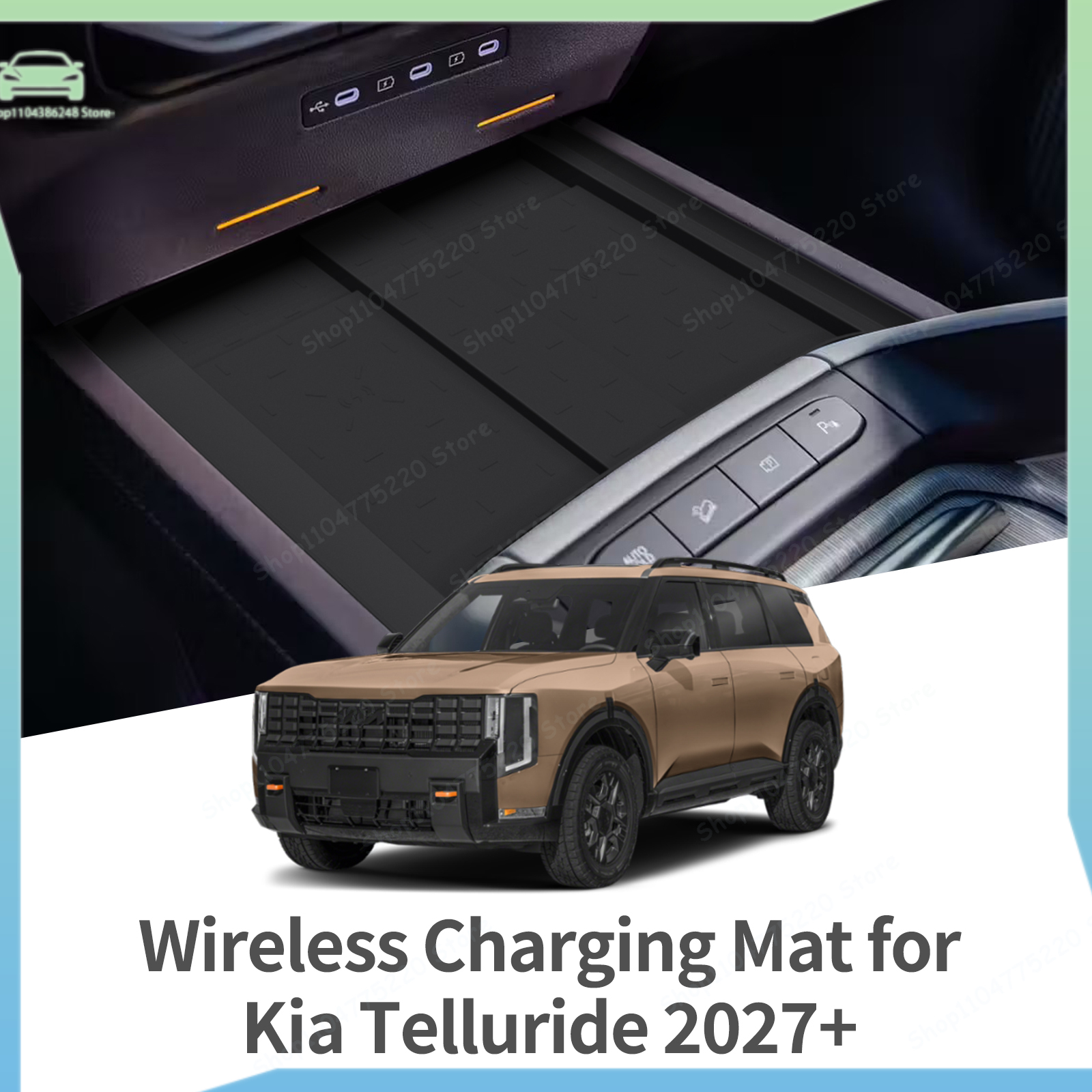 For Kia Telluride 2027+ (2nd G - Wireless Charging Pad incelemesi ve fiyatı