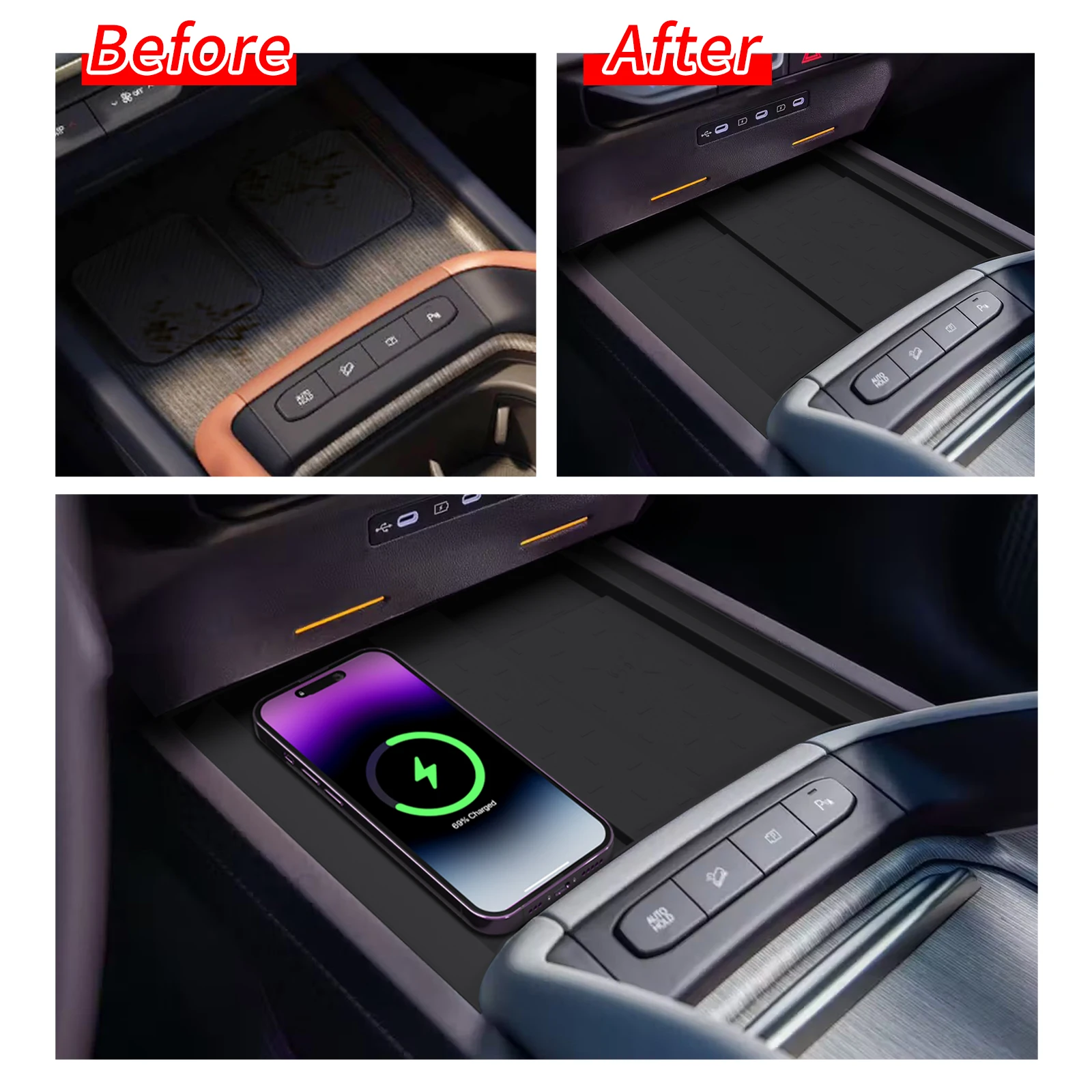 For Kia Telluride 2027+ (2nd G - Wireless Charging Pad incelemesi ve fiyatı