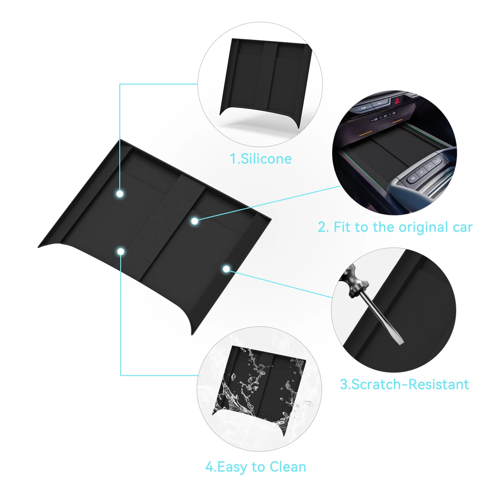 For Kia Telluride 2027+ (2nd G - Wireless Charging Pad incelemesi ve fiyatı