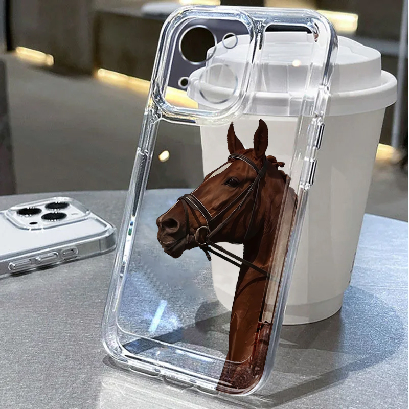Animal Horse Soft Phone Cover  - Tablet And Accessories Case incelemesi ve fiyatı