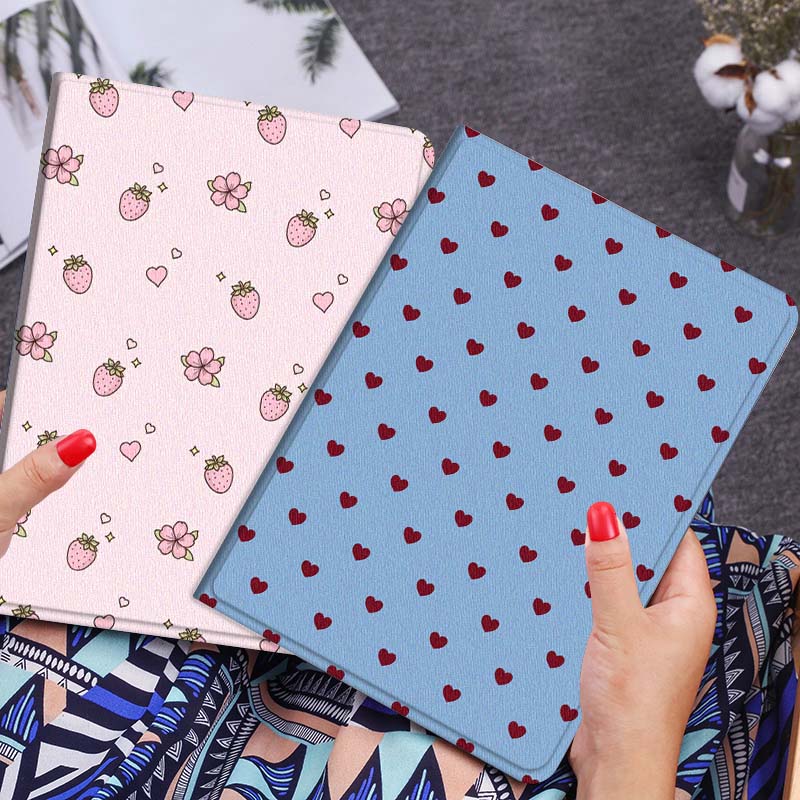 Cartoon Red Heart Pattern Gift - Lenovo Tablet Plus Accessories incelemesi ve fiyatı