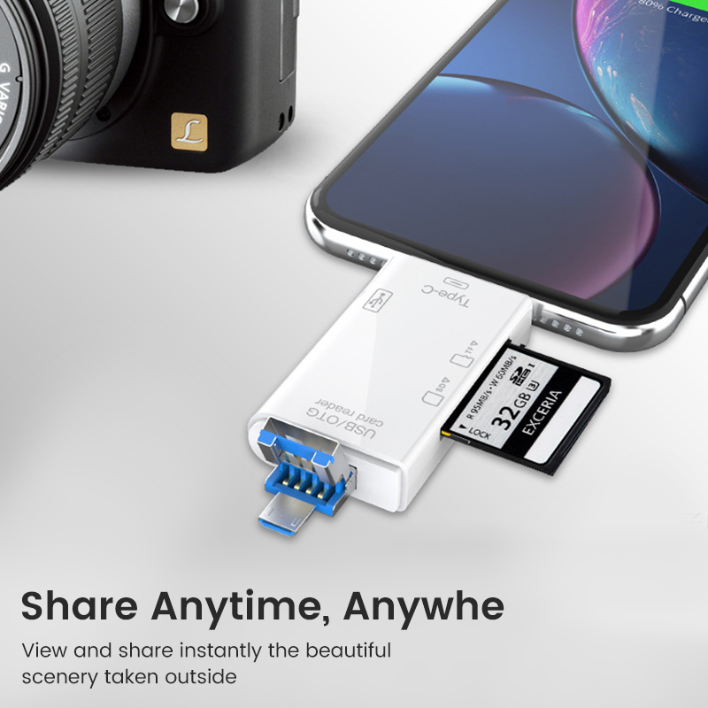 USB Type C Card Reader 6 in 1  - Tablet Reading Accessories incelemesi ve fiyatı