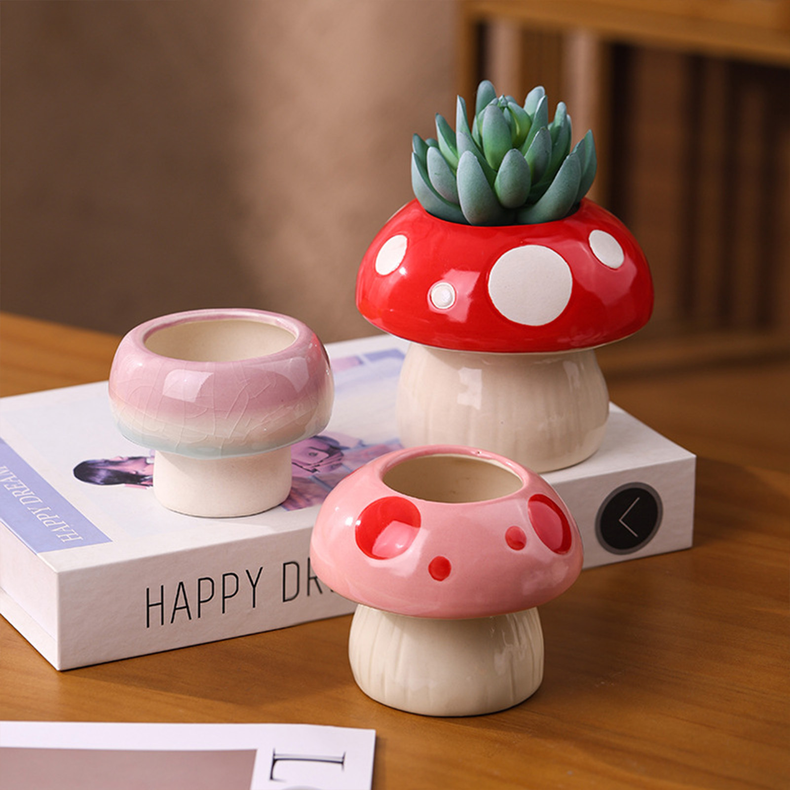 Creative Ceramic Vase Cute Mus - Tablet Reading Accessories incelemesi ve fiyatı