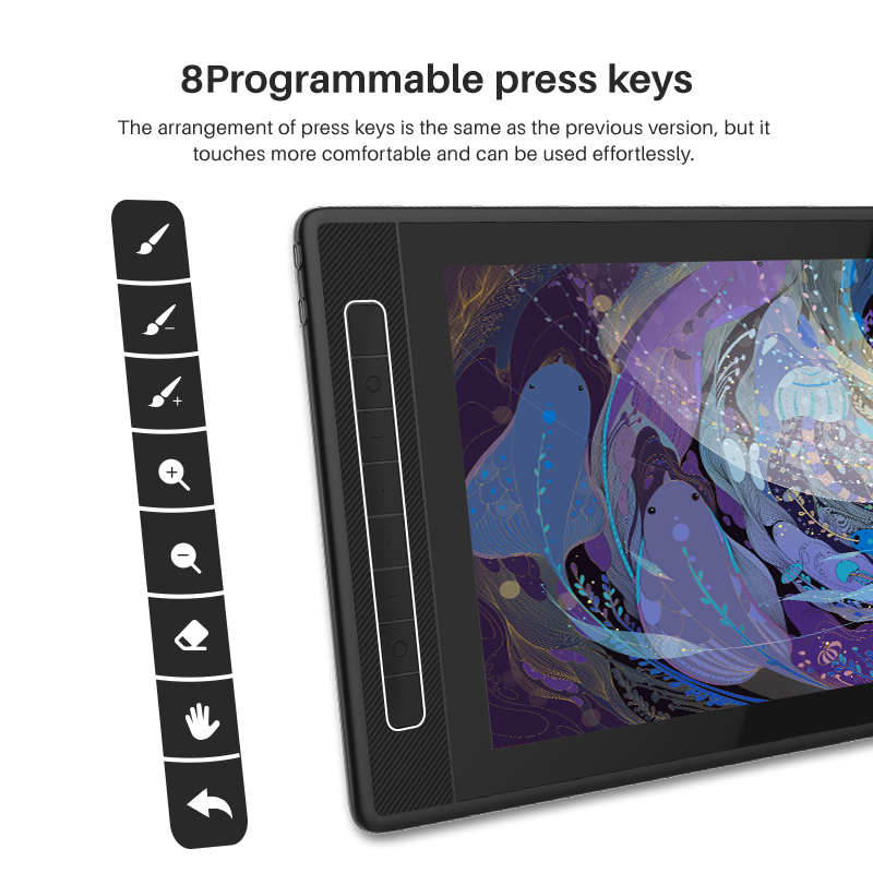HUION KAMVAS Pro 16 2.5K QHD D - Huion Tablet Accessories incelemesi ve fiyatı