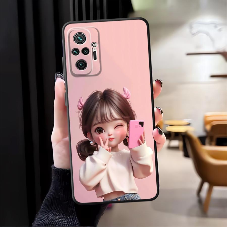 Cartoon Girl Pattern Funda Pho - Tablet And Accessories Case incelemesi ve fiyatı