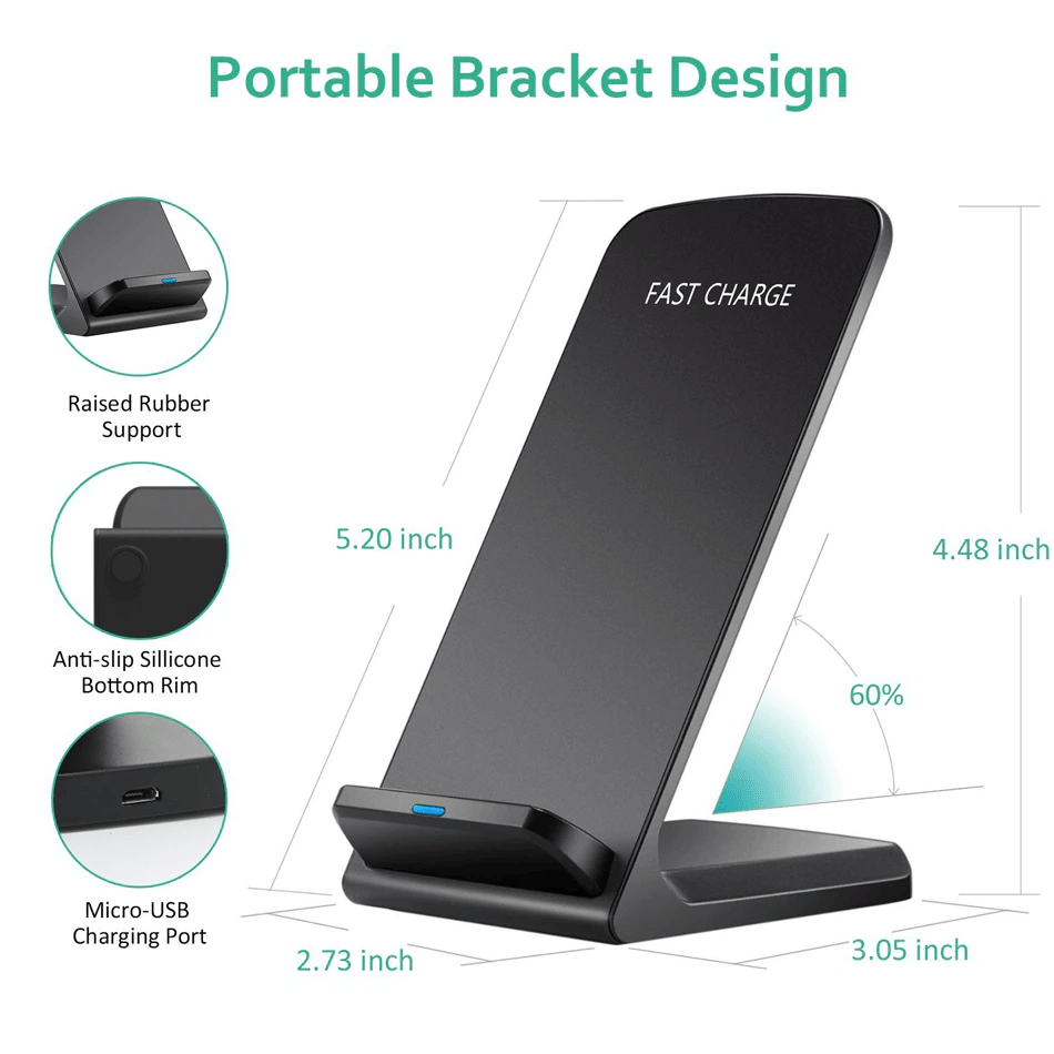Qi Wireless Fast Charger Charg - Wireless Charging Pad incelemesi ve fiyatı
