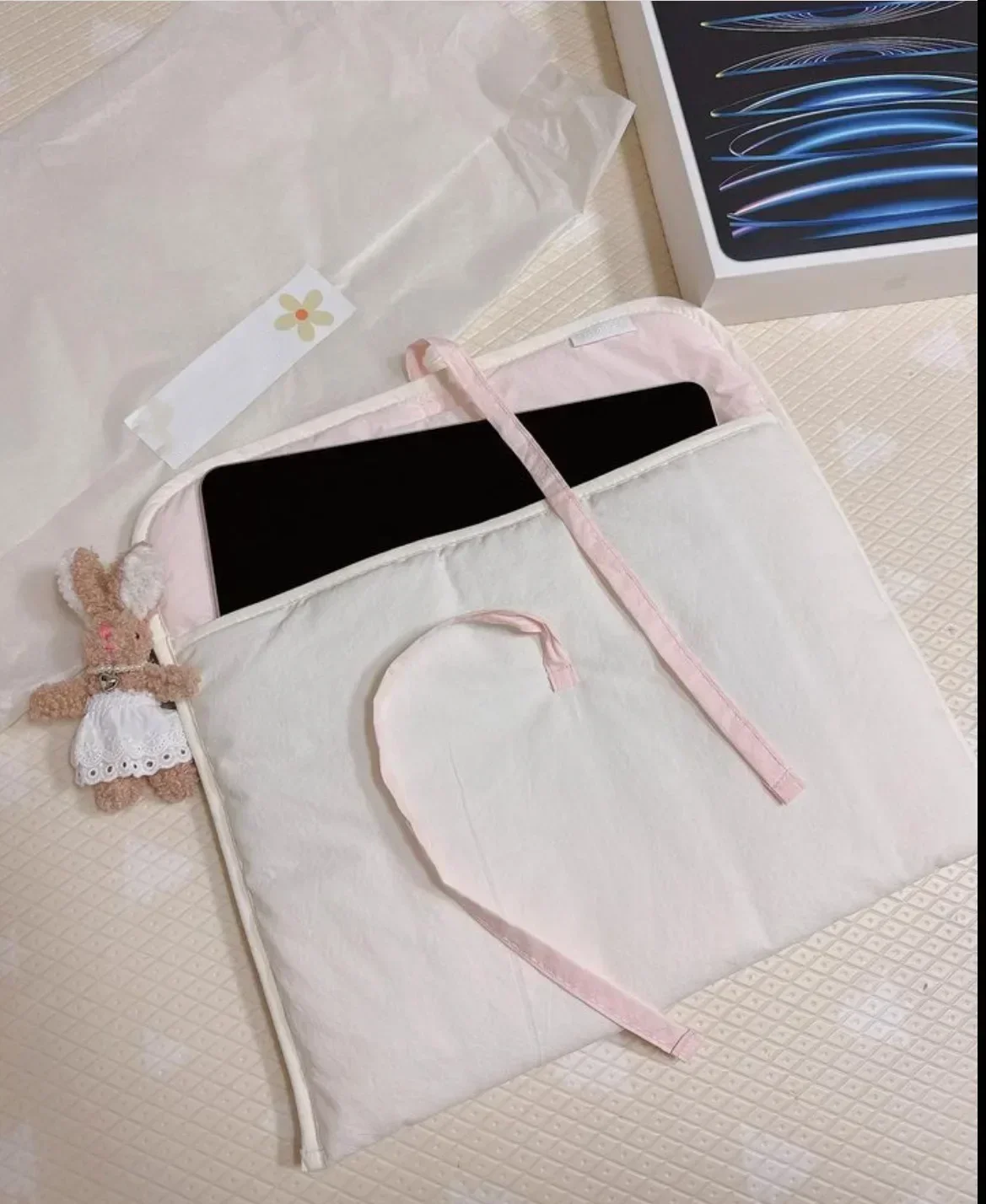 Pink Balletcore Padded IPad Sl - Tablet Sleeves & Cases Ipad Accessories incelemesi ve fiyatı