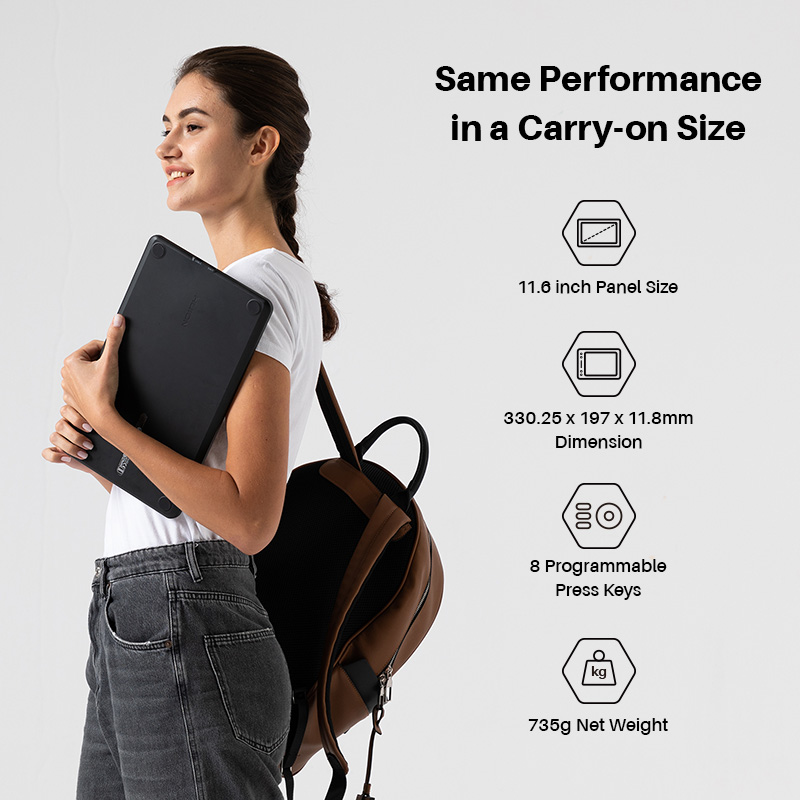 HUION Kamvas 12 Graphic Tablet - Huion Tablet Accessories incelemesi ve fiyatı