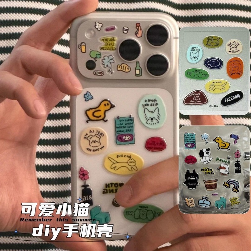 Cute Cartoon Cat Dog 3D Transp - Tablet Cute Accessories incelemesi ve fiyatı
