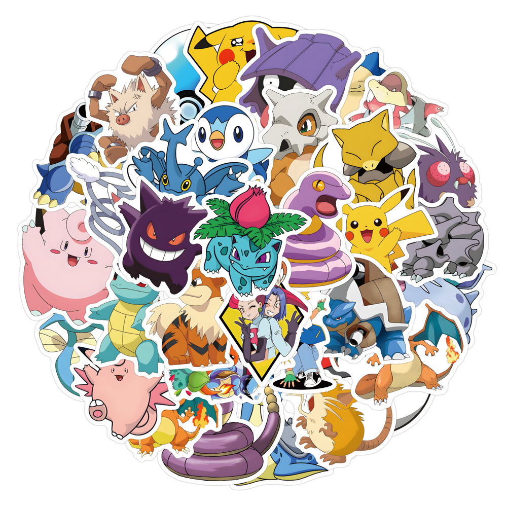 50/60pcs Cute Cartoon Anime Po - Tablet Cute Accessories incelemesi ve fiyatı