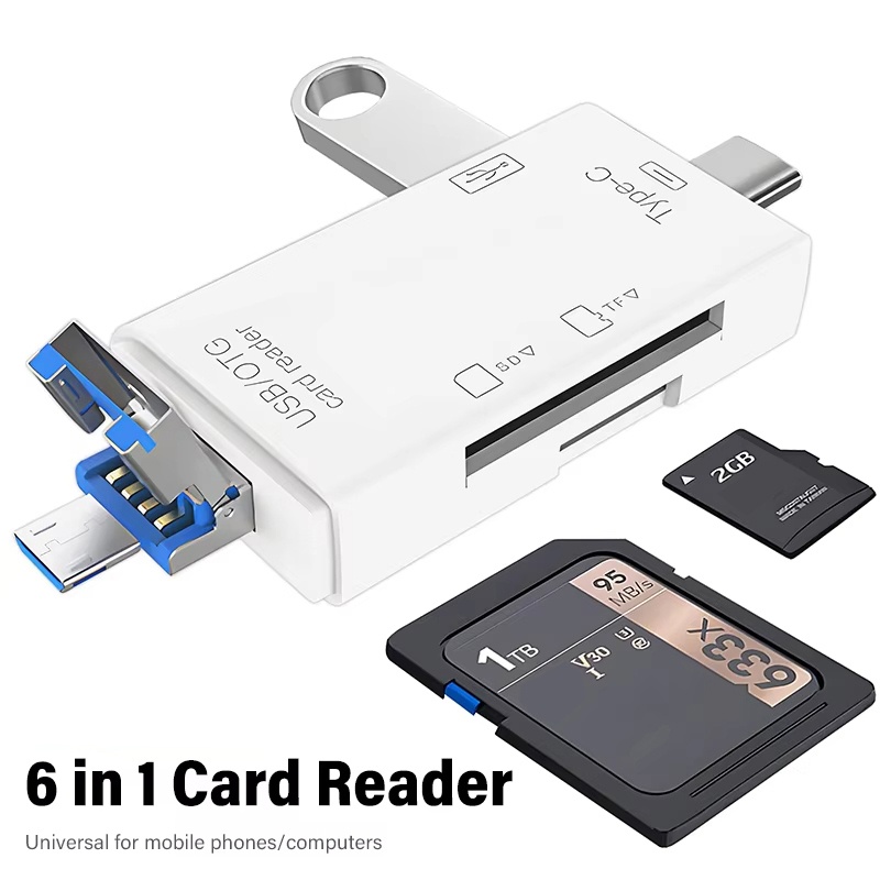 USB 3.0 Card Reader 6 in 1 OTG - Tablet Reading Accessories incelemesi ve fiyatı