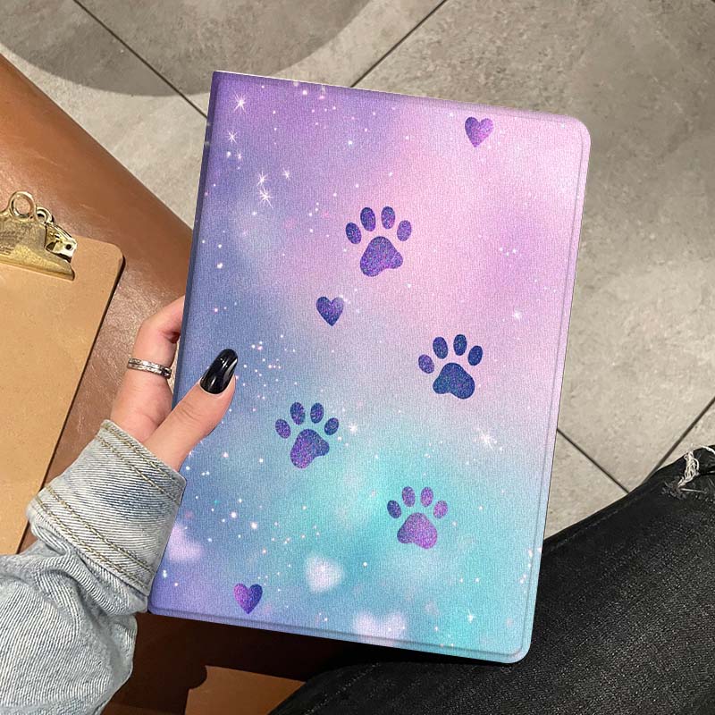 Cartoon Glitter Paw Prints Sof - Lenovo Tablet Plus Accessories incelemesi ve fiyatı