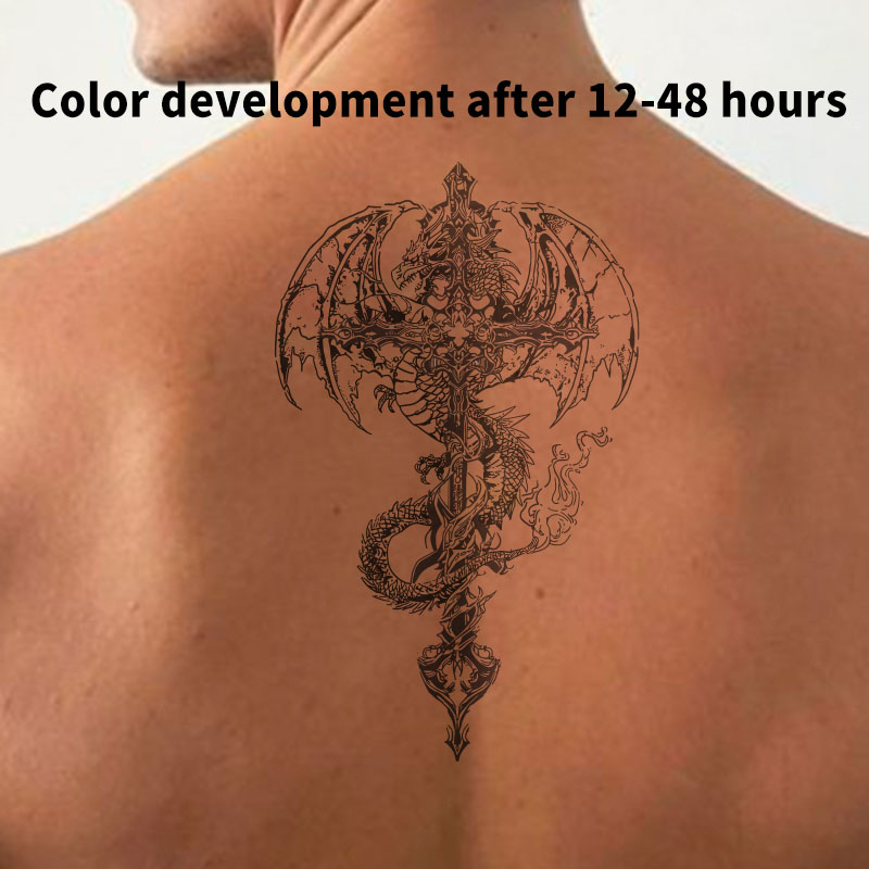 Temporary Tattoos Dragon Cross - Hotwav Tablet Accessories incelemesi ve fiyatı