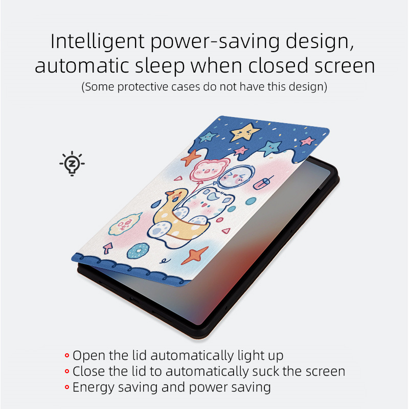 Cartootn PU Leather Tablet Cas - Realme Tablet Accessories incelemesi ve fiyatı