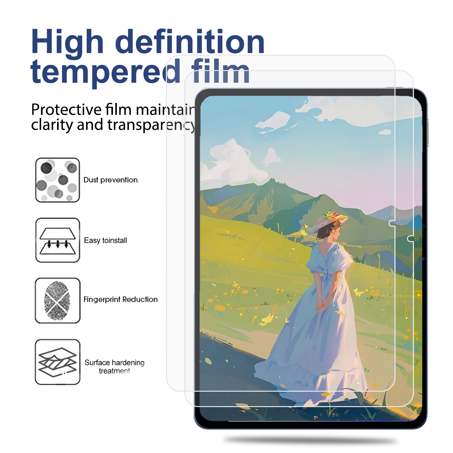 1-3PCS Paper Feel Screen Prote - Mi Tablet Accessories incelemesi ve fiyatı