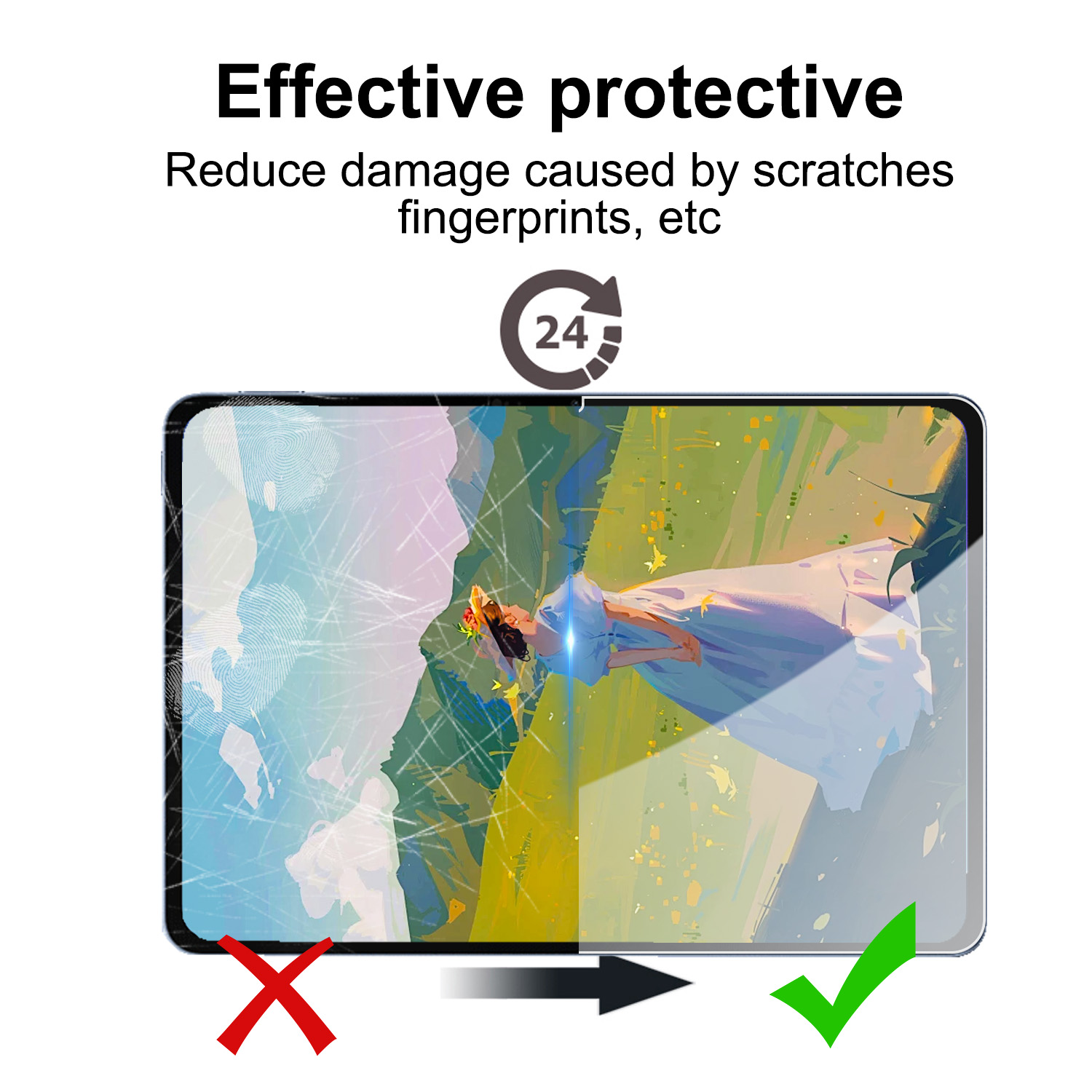 1-3PCS Paper Feel Screen Prote - Mi Tablet Accessories incelemesi ve fiyatı